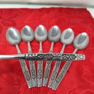 7X Tsp VTG Oneida Northland SECRET FLING Stainless Teaspoons